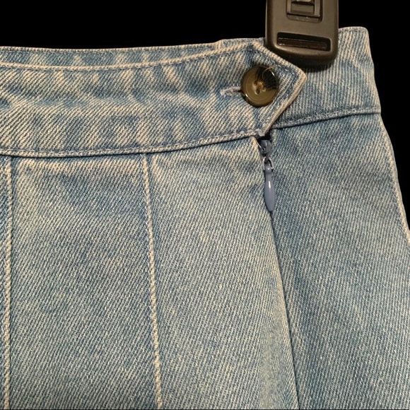 Forever 21 Denim Pleated Skirt - Picture 3 of 5